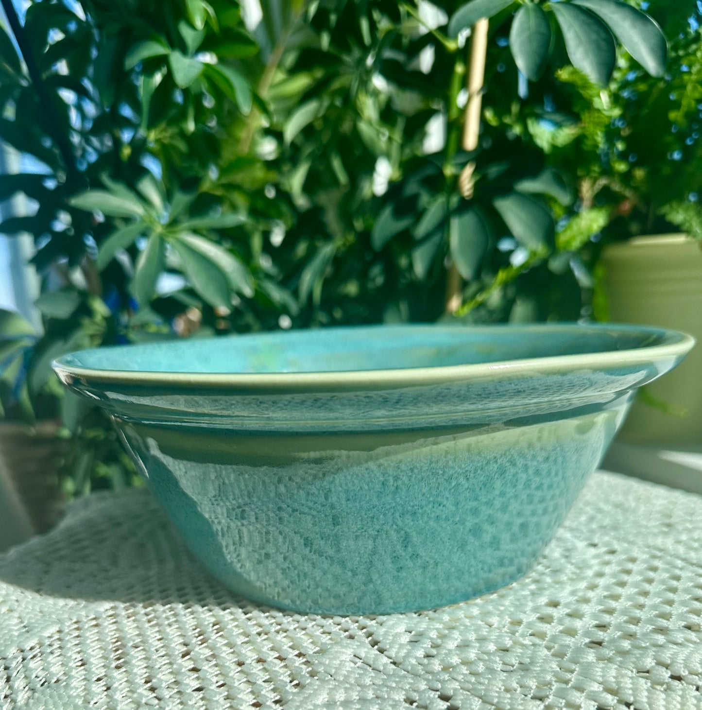 Medium Sized Blue & Green Bowl