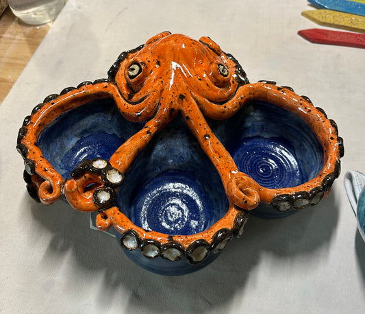 Octopus Charcuterie Board